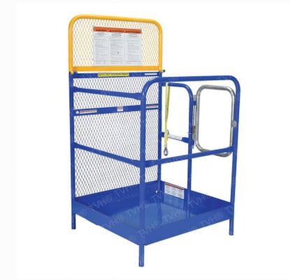 TVH #SYWP-3636, Work Platform, 1000 lbs., 36" L x 36" width Platform, 16" Fork Centers, 60" Back height - Image 1