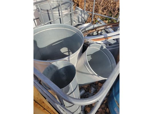 Ductwork dust pipe, misc items - Image 1