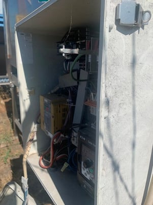 FEMIA rotary screen, 24" dia. x 8' long drum with 6' screening area, 3/16" wide zig zag openings - Image 6