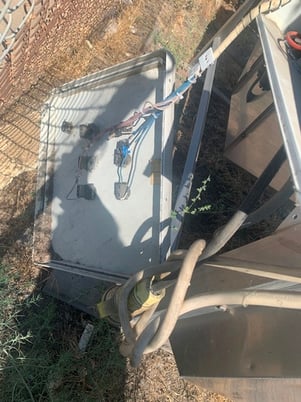 FEMIA rotary screen, 24" dia. x 8' long drum with 6' screening area, 3/16" wide zig zag openings - Image 7