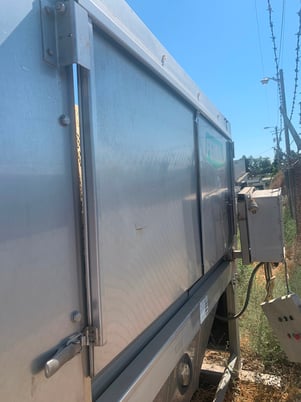 FEMIA rotary screen, 24" dia. x 8' long drum with 6' screening area, 3/16" wide zig zag openings - Image 9