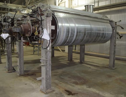 42" x 120" PFE Rolls, double drum dryer, (2) chrome plated rolls, 160 psi @ -20 to 650&deg;F, 2006 - Image 2