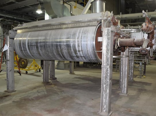 42" x 120" PFE Rolls, double drum dryer, (2) chrome plated rolls, 160 psi @ -20 to 650&deg;F, 2006 - Image 4