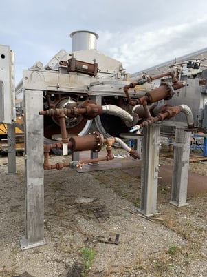 42" x 120" PFE Rolls, double drum dryer, (2) chrome plated rolls, 160 psi @ -20 to 650&deg;F, 2006 - Image 5