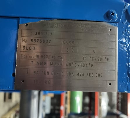 1265 HP @ 1780 RPM, Flender #H1SH11A, helical gear unit, 1 stage, horiz mounting position, 3.10 :1 ratio - Image 5