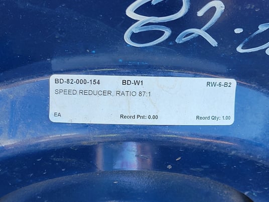 SMC Gear Reducer, 87.00 :1 Ratio, 1 Input Shaft, 4 Output Shaft, S/N S117679 - Image 2