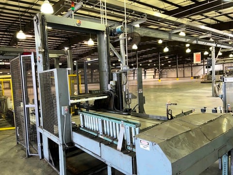 A-B-C #NODE7, automatic palletizer with Wulftec orbital wrapper WCRT-200 - Image 4