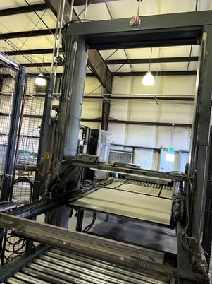 A-B-C #NODE7, automatic palletizer with Wulftec orbital wrapper WCRT-200 - Image 7