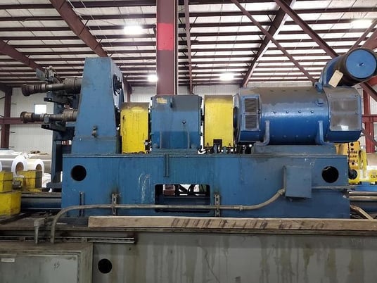 72" x .187" Paxson, slitting line, 60000 lb., 20"-24" ID, 72" OA, Entry Transfer Cart - Image 4