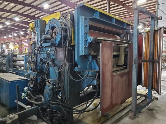 72" x .187" Paxson, slitting line, 60000 lb., 20"-24" ID, 72" OA, Entry Transfer Cart - Image 6