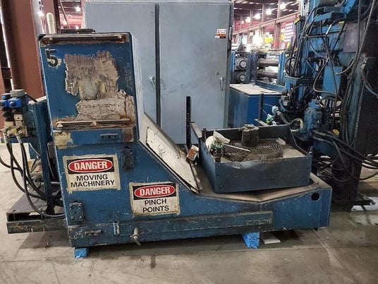 72" x .187" Paxson, slitting line, 60000 lb., 20"-24" ID, 72" OA, Entry Transfer Cart - Image 8