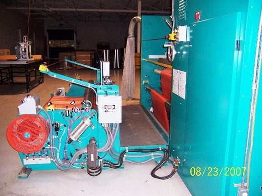 Dusenbery #335-Turret, duplex turret slitter, 1500 FPM, Allen Bradley Panelview 1000 color touch, 2000 - Image 3