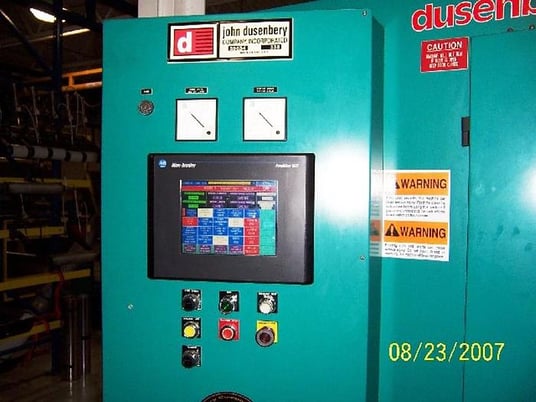 Dusenbery #335-Turret, duplex turret slitter, 1500 FPM, Allen Bradley Panelview 1000 color touch, 2000 - Image 4