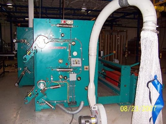 Dusenbery #335-Turret, duplex turret slitter, 1500 FPM, Allen Bradley Panelview 1000 color touch, 2000 - Image 5