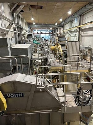 Valmet Pilot / Lab, 13.3" wide paper machine, 60-140 GSM, 2 ply, 1982 - Image 3