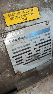 60 HP 1760 RPM Goulds, Frame 364T, DP, 1.15 service factor - Image 1