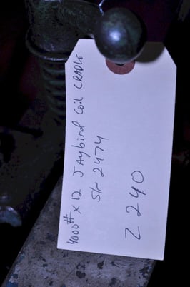 4000 lb. Jaybird #JA1260, coil cradle, 12" width, 60" outside dimension, loop switch - Image 8