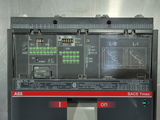 1200 Amps, ABB, SACE TMAX 77L-1200, 3-pole circuit breaker, 1SDA065292R1, 600 Volts, new surplus - Image 6