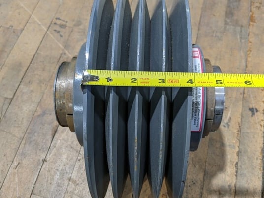 TB Woods #SVS112C4238, Variable Pitch Pulley C Belts 4 Groove 2-3/8" Bore - Image 6