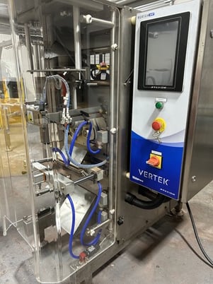 Weighpack #Vertek-800, vertical form fill seal b, 60 bags/minute, Omron Sysmac CP1H PLC, 2021 - Image 1
