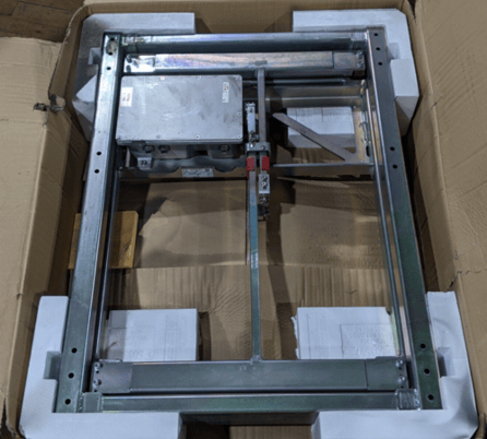 264.5 lb. Wipotec # IW-B150k-FS-8-12-26-27-31, weigh cell 150000g weighing scale frame NOS - Image 1