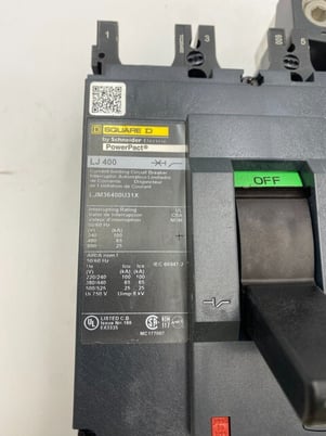 400 Amps, Square D, LJM36400U31X, bolt-on circuit breaker, 600 Volts, 3-phase, 3-pole - Image 7