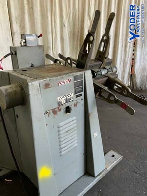 2000 lb. Littell #20-12, motorized coil reel, 12" width, 15"-20" ID, 48" outside dimensions, manual - Image 3