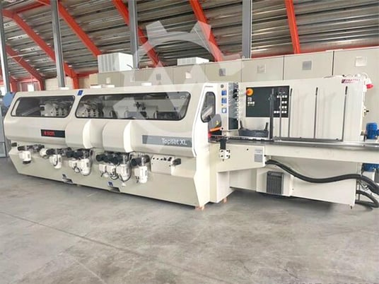 SCM #Topset-23XL, feed through moulder, 9-head, 9-7/16" x 4-3/4" capacity, 1-1/2" spindle diameter, 19-118 - Image 1