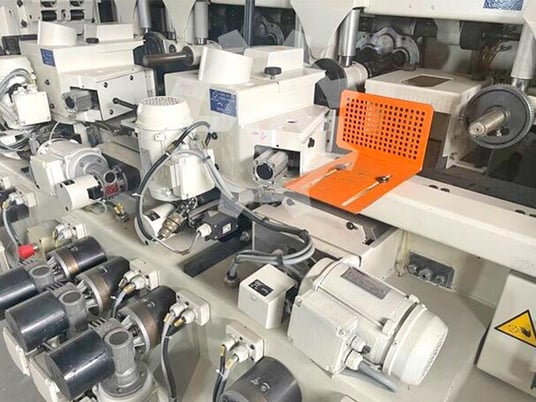 SCM #Topset-23XL, feed through moulder, 9-head, 9-7/16" x 4-3/4" capacity, 1-1/2" spindle diameter, 19-118 - Image 6