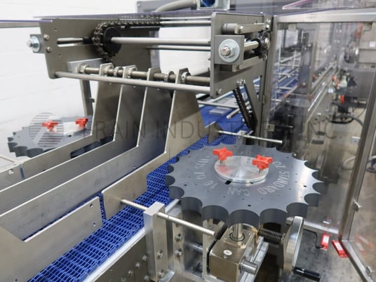 Arpac #TS-2212/45TW28, complete, automatic, continous motion, servo driven, tray forming, packing, upstacking - Image 2