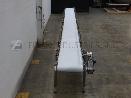24" wide x 47.1' long, Stainless Steel table top conveyor, 3/4 HP - Image 3