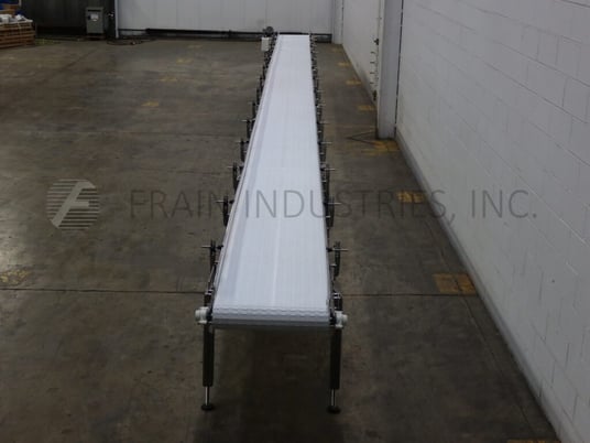 24" wide x 47.1' long, Stainless Steel table top conveyor, 3/4 HP - Image 4