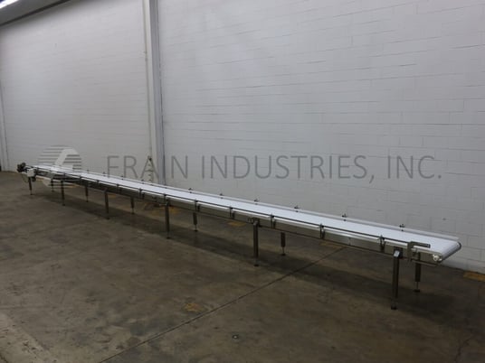 24" wide x 47.1' long, Stainless Steel table top conveyor, 3/4 HP - Image 5