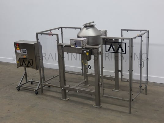 3 cu.ft. A & M #ACB30, 304 Stainless Steel double cone batch mixer, 26" dia. x 9" straight wall vessel, AB - Image 5