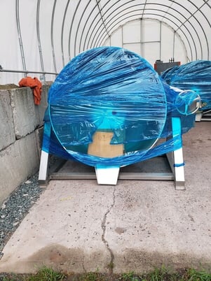 250 gallon Zhongnuo #250G, direct steam manual tilting steam kettle, 45 psi @ 289&deg;F, new 2022 - Image 3