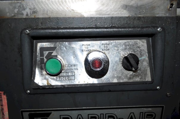 12" x .125" Rapid-Air, sheet & strip straightener, (9) 1.25" diameter Roll, variable speed, entry pinch rolls - Image 4