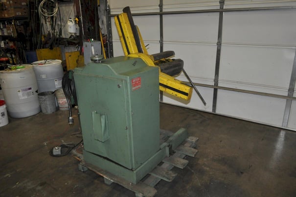 4000 lb. American Steel Line #60, motorized uncoiler, 26" mandrel, 50" outside dimensions, 16"-20" ID, manual - Image 5