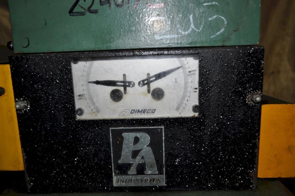 16" x .105" PA Industries, flat & shape straightener, (5) 1.5" diameter roll, entry & exit pinch rolls, loop - Image 6