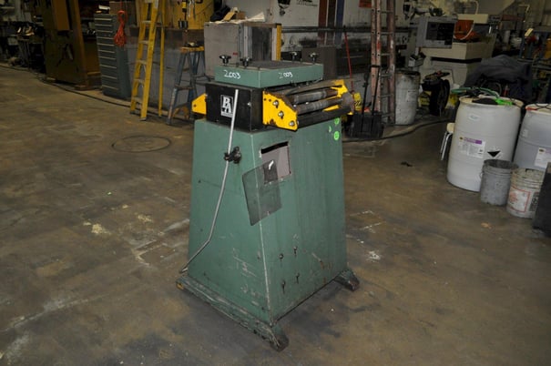 16" x .105" PA Industries, flat & shape straightener, (5) 1.5" diameter roll, entry & exit pinch rolls, loop - Image 7