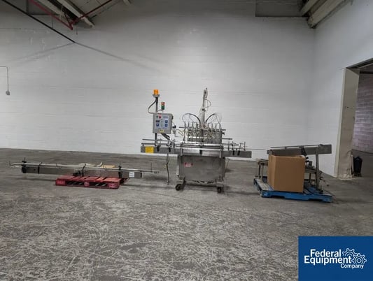 All-Fill Volumetric #VOL-32, 10 nozzle liquid filler with integrated 19' long s - Image 1