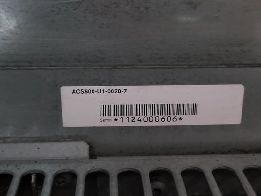 15 HP ABB, ACS800-U1-0020-7, AC Drive (VFD), 600 Volts, 17 amps - Image 7