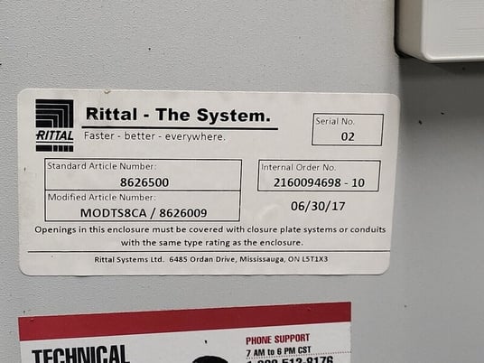 100 HP Allen-Bradley, 20F1ANE099A0NNNNN, PowerFlex Variable Frequency Drive (VFD), 600 Volts, 93 amps - Image 3