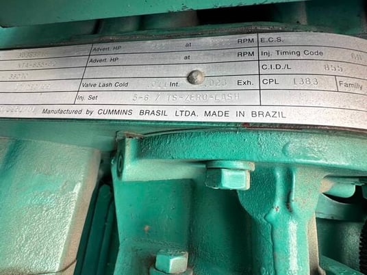 300 KW Cummins #DFCB, diesel generator set, 480 Volts, 2000 - Image 7