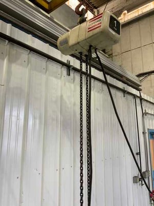 1 Ton, Coffing #ELC.2016-3, electric chain hoist, 10' lifting height, 16 FPM, 1 HP - Image 1