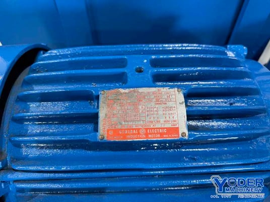 3' -11" Carlton #1A, radial arm drill, 31" x 39-1/2" base, power elevation/column clamp, 7.5 HP, 1988 - Image 6