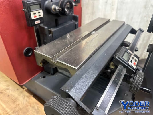 14" Starrett #HB350, comparator, 15.3" x5" table area, 10x lens, 8" horizontal/4" vertical travel, on stand - Image 4