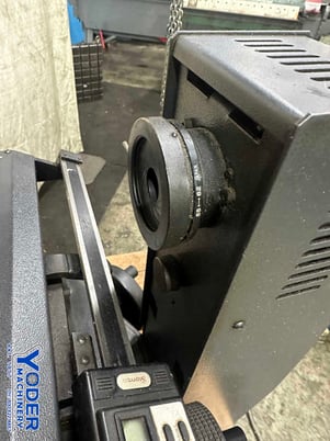 14" Starrett #HB350, comparator, 15.3" x5" table area, 10x lens, 8" horizontal/4" vertical travel, on stand - Image 5