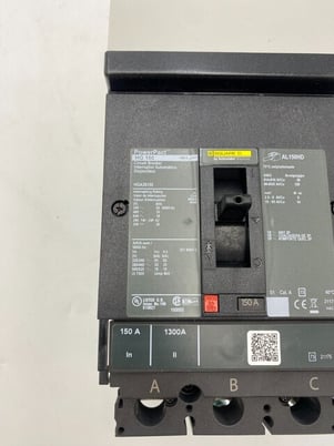 150 Amps, Square D, HGA36150, I-Line Circuit Breaker, 3 Pole, 3 phase, 600 Volts - Image 4
