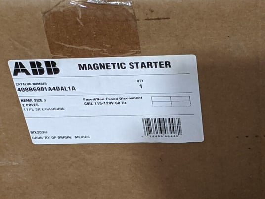 ABB, 408B6981A4DAL1A, Combination Switch, 2 Pole, 60 Hz, 115-120 V Coil, 600 V - Image 4