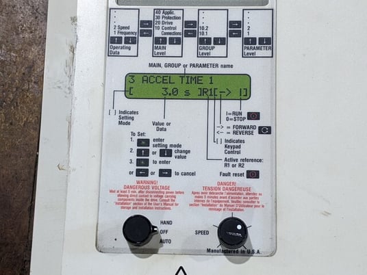 30 HP ABB, ACH 500, Variable Frequency AC Drive, 36 Amps, 3 phase, 50/60 Hz, 440-500 Volts - Image 2